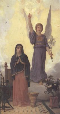 Adolphe William Bouguereau The Annunciation (mk26) Norge oil painting art
